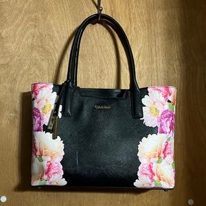 Clavin Klein Floral Shoulder Bag